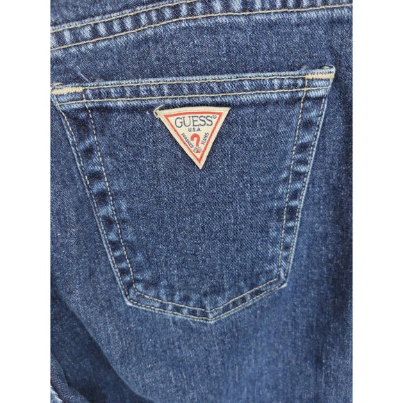 Vtg Guess‎ Jeans USA High Rise Mom Jeans 1050Lg Long sz 30 - Picture 6 of 8